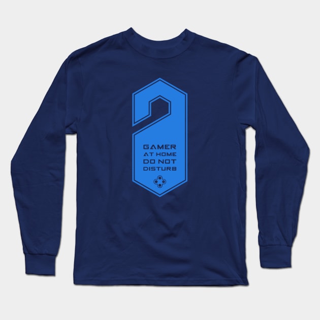 Gamer at home Long Sleeve T-Shirt by yanmos